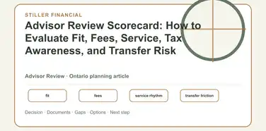 Advisor Review Scorecard: How to Evaluate Fit, Fees, Service, Tax Awareness, and Transfer Risk