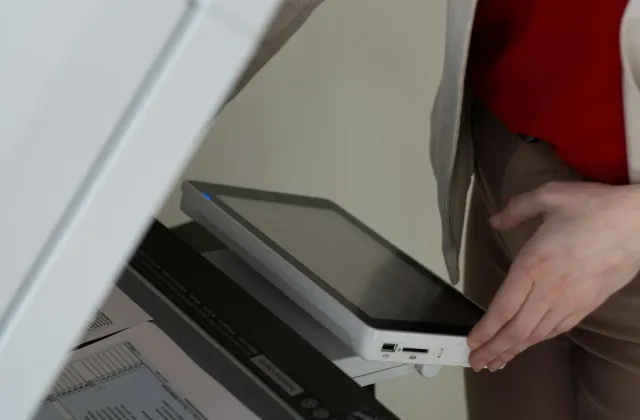 Business documents arranged in an office setting