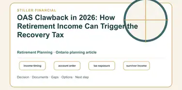 OAS Clawback in 2026: How Retirement Income Can Trigger the Recovery Tax