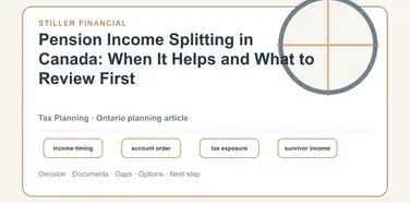 Pension Income Splitting in Canada: When It Helps and What to Review First